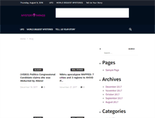 Tablet Screenshot of mysterythings.com